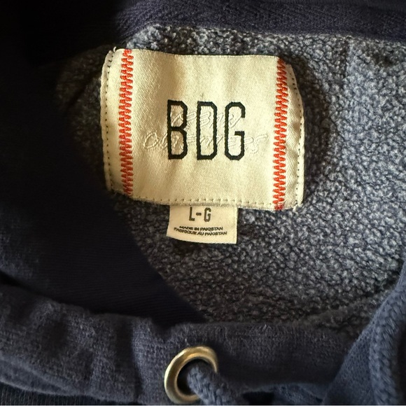 BDG/Urban Outfitters Navy Blue Pullover Hoodie, Men’s Medium - Picture 3 of 3